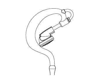 Słuchawka nauszna C-shell EM-2027 H8 do serii AP5/BP5