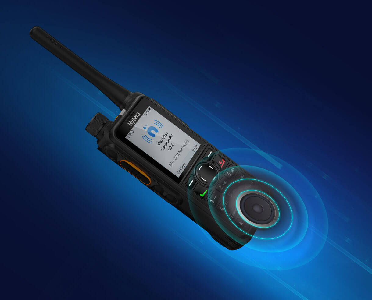 Radiotelefony ręczne Hytera z serii HP7: