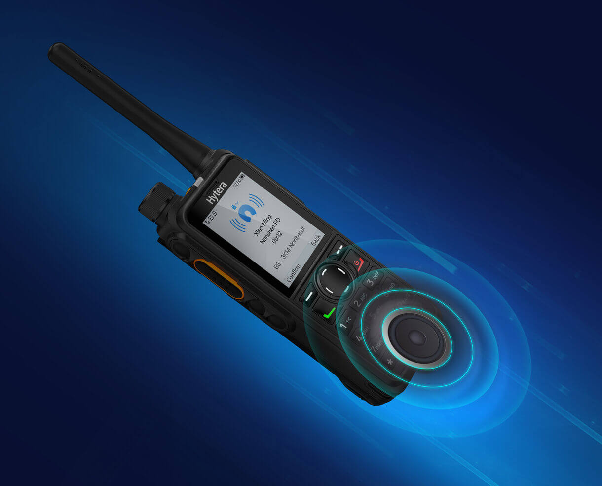 Radiotelefony ręczne Hytera z serii HP7: