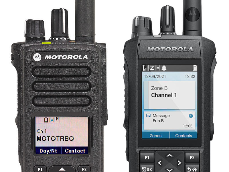 Ekran Motorola R7 vs DP4801e