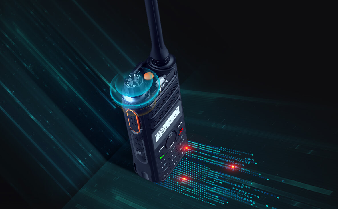 Radiotelefon Hytera AP585 z ekranem