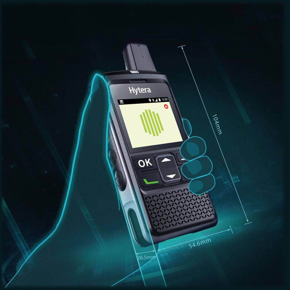 Radiotelefon Hytera PNC360S PoC z TASSTA PTT APP