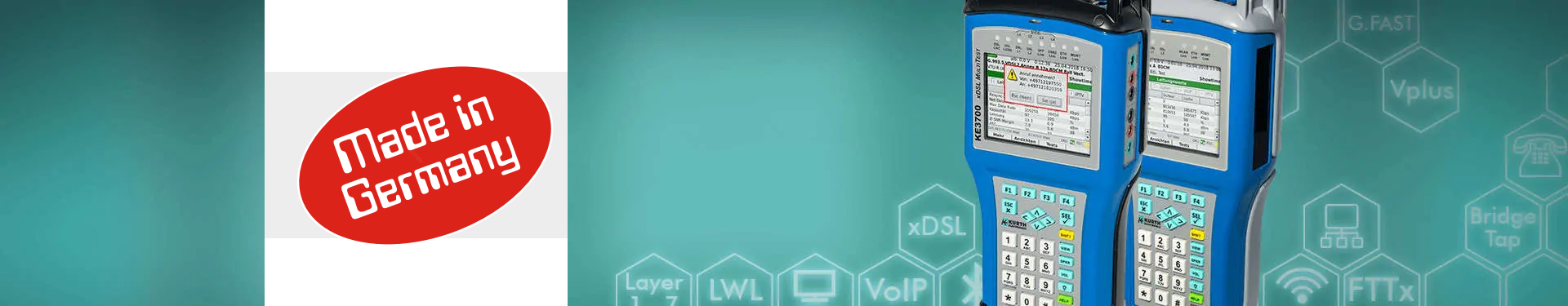 Kurth Electronic pomiary DSL, ISDN