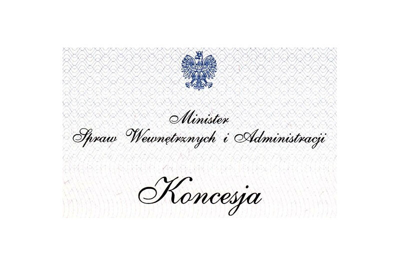 Koncesja MSWiA dla firmy ELNEX