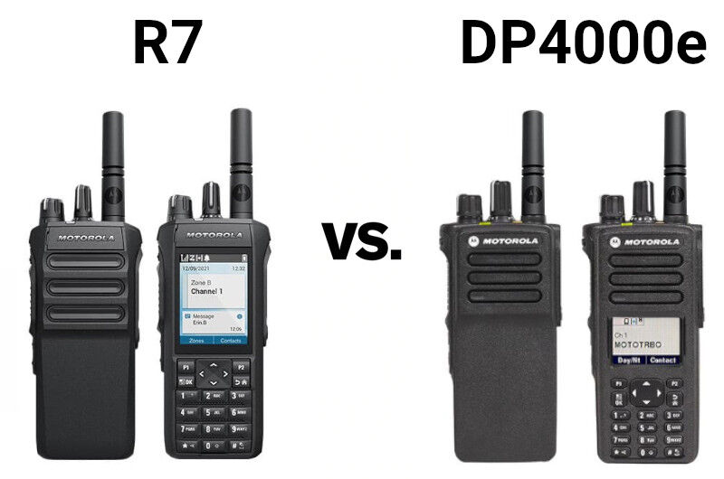 Radiotelefon Motorola MOTOTRBO R7 vs DP4801e